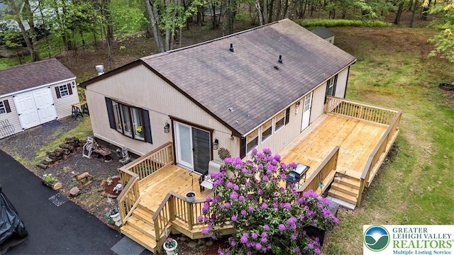 138 Drakes Dr, Penn Forest Twp, PA 18229 - view from above of property