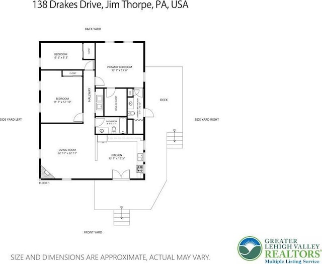 138 Drakes Dr, Penn Forest Twp, PA 18229 - property floor plan