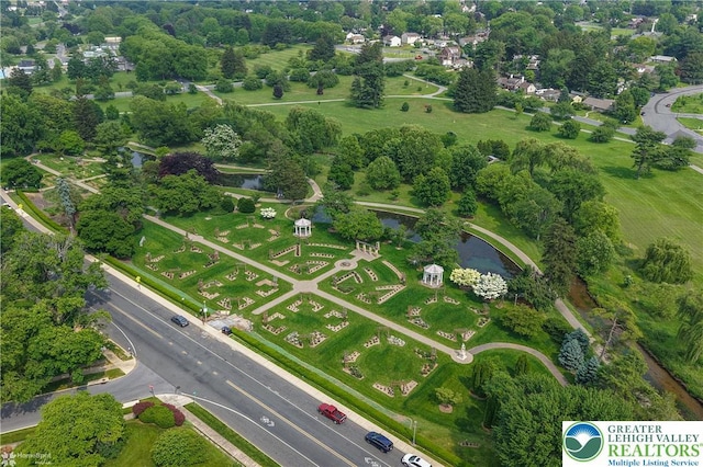 145 N Main St, Allentown City, PA 18104 - aerial view of a large body of water and a tree filled landscape