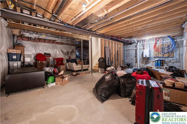 1043 Lisa Ln, Palmer Twp, PA 18045 - view of unfinished below grade area