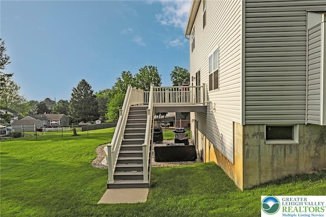 1404 Waverly Ave, Easton, PA 18040 - view of property exterior with stairway and a deck