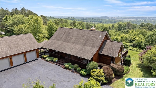 3353 Spring Valley Rd, Washington Twp, PA 18080 - view of subject property with a heavily wooded area