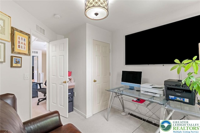 707 Blue Heron Dr, Allentown City, PA 18103 - office area with light colored carpet and baseboards