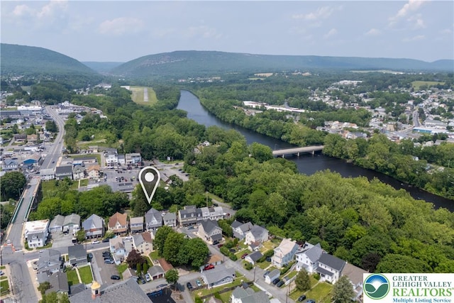531 E Church St, Slatington Borough, PA 18080 - drone / aerial view of a notable bridge and a water and mountain view