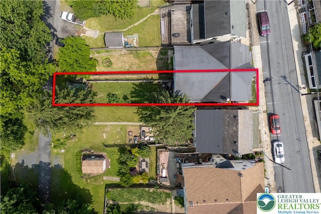 531 E Church St, Slatington Borough, PA 18080 - aerial view of property's location with property boundaries highlighted
