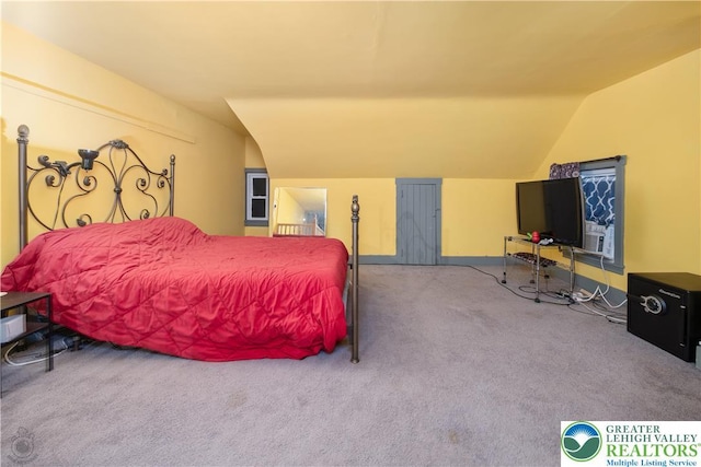 531 E Church St, Slatington Borough, PA 18080 - bedroom featuring vaulted ceiling and carpet floors