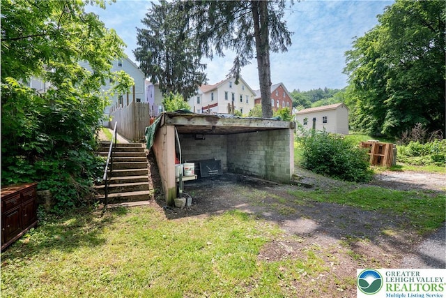 531 E Church St, Slatington Borough, PA 18080 - rear view of property with stairs