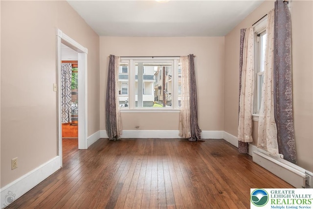 531 E Church St, Slatington Borough, PA 18080 - unfurnished room with hardwood / wood-style floors, healthy amount of natural light, and baseboards