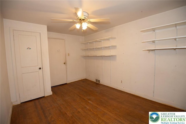 665 Furnace St, Emmaus Borough, PA 18049 - spare room with wood finished floors and ceiling fan