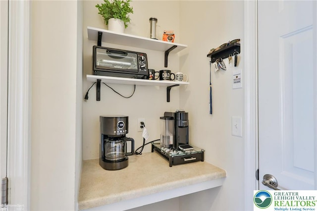 3972 Mink Rd, Emmaus Boro, PA 18049 - interior space featuring open shelves and light countertops