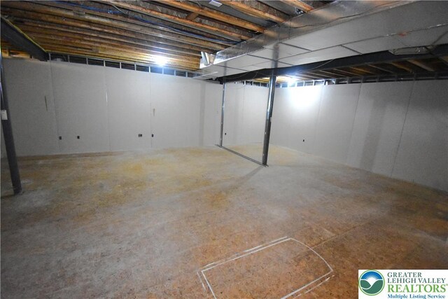 55 Forrest Stand Dr, Easton, PA 18042 - view of unfinished basement