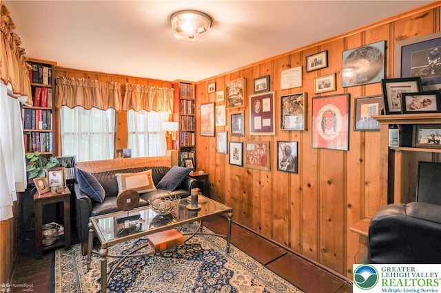 6650 Mountain Rd, Macungie Boro, PA 18062 - office space with wood finished floors and wood walls
