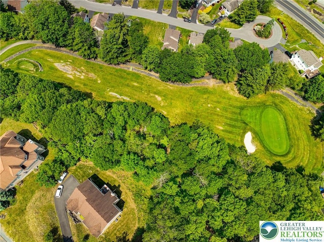 205 Osprey Way, Middle Smithfield Twp, PA 18302 - aerial perspective of suburban area featuring a local golf course