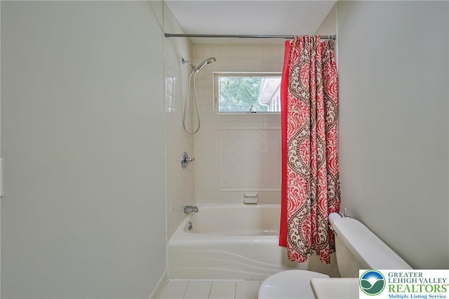 205 Osprey Way, Middle Smithfield Twp, PA 18302 - full bath with shower / tub combo and tile patterned flooring
