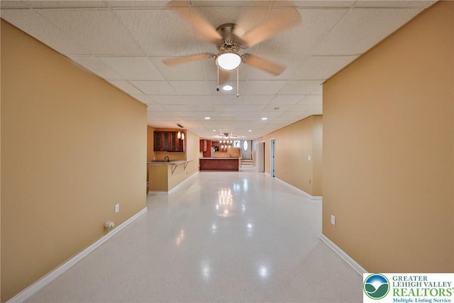 205 Osprey Way, Middle Smithfield Twp, PA 18302 - corridor featuring recessed lighting and a drop ceiling