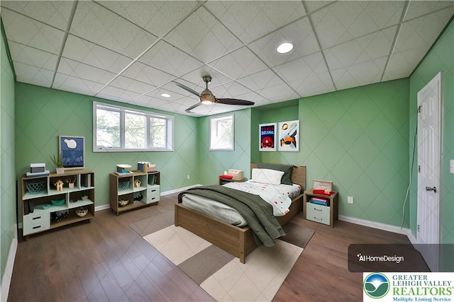 205 Osprey Way, Middle Smithfield Twp, PA 18302 - bedroom with a ceiling fan and baseboards
