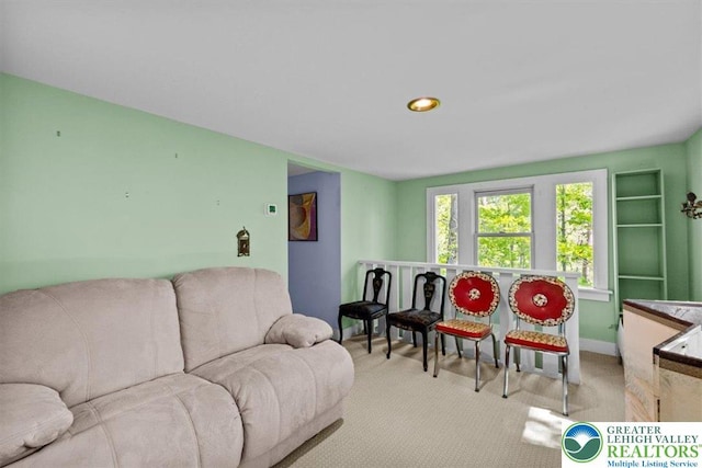 1341 Beaver Valley Rd, Hamilton Twp, PA 18360 - living area with carpet and baseboards