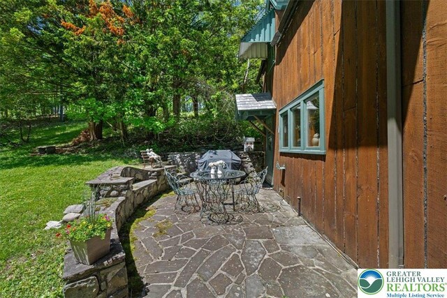 1341 Beaver Valley Rd, Hamilton Twp, PA 18360 - view of patio / terrace with outdoor dining area and area for grilling