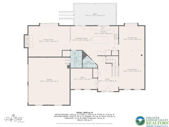 638 Stratton Dr, Middle Smithfield Twp, PA 18302 - view of property floor plan