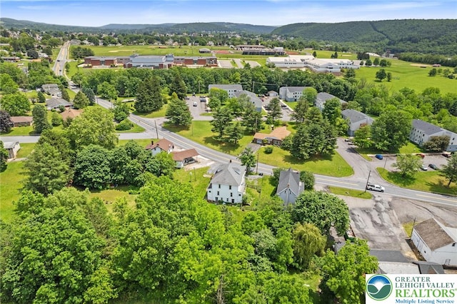 100 E Mahoning Dr, Mahoning Twp, PA 18235 - bird's eye view of a mountainous background