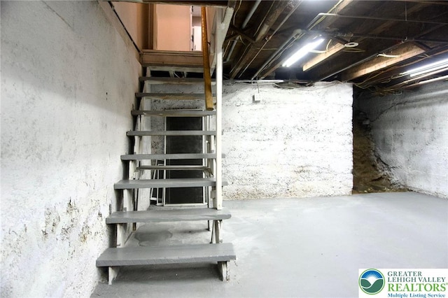 820 Ridge St, West Easton Borough, PA 18042 - view of unfinished below grade area
