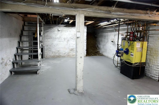 820 Ridge St, West Easton Borough, PA 18042 - view of unfinished below grade area
