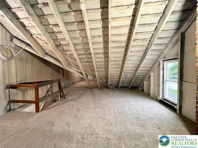 820 Ridge St, West Easton Borough, PA 18042 - attic featuring an upstairs landing