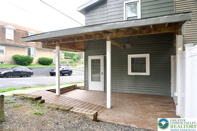 820 Ridge St, West Easton Borough, PA 18042 - view of wooden terrace