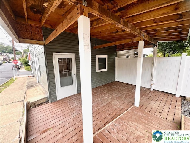 820 Ridge St, West Easton Borough, PA 18042 - view of deck