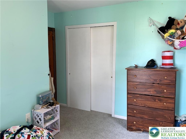 665 Walnut St, Emmaus Borough, PA 18049 - bedroom featuring carpet and a closet