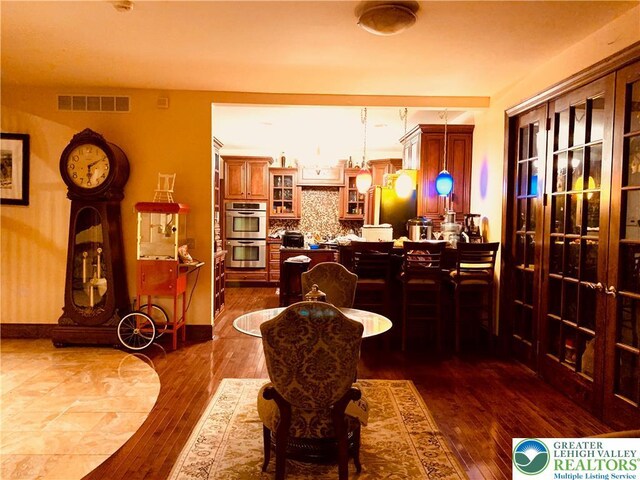 459 Mount Pleasant Rd, Washington Twp, PA 18013 - dining space with dark wood-type flooring