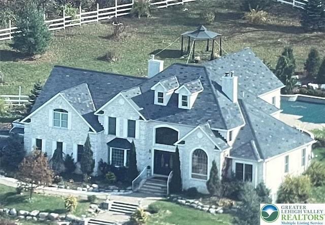 459 Mount Pleasant Rd, Washington Twp, PA 18013 - view of front of home featuring a chimney