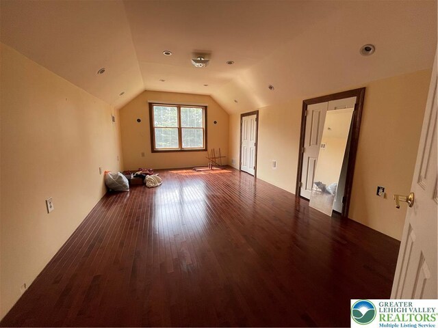 459 Mount Pleasant Rd, Washington Twp, PA 18013 - bonus room with lofted ceiling and wood finished floors