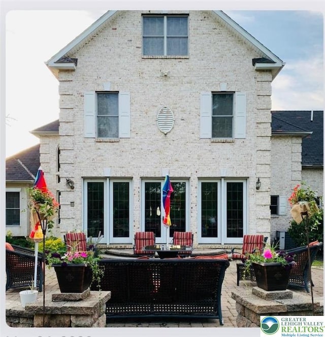 459 Mount Pleasant Rd, Washington Twp, PA 18013 - rear view of house with outdoor lounge area and a patio
