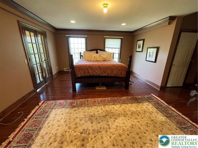 459 Mount Pleasant Rd, Washington Twp, PA 18013 - bedroom with crown molding and wood finished floors