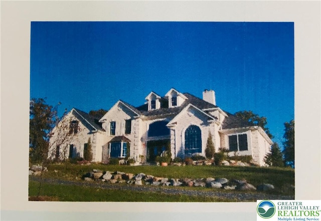 459 Mount Pleasant Rd, Washington Twp, PA 18013 - view of front facade featuring a chimney