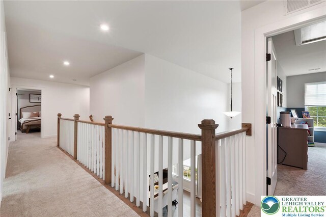 1615 Watson Loop, Upper Macungie Twp, PA 18051 - corridor with carpet flooring and recessed lighting