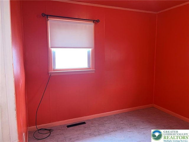 2115 Fireside Dr, Bethlehem City, PA 18018 - unfurnished room featuring ornamental molding and baseboards