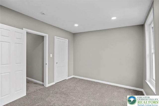1478 E 5th St, Bethlehem City, PA 18015 - unfurnished bedroom featuring carpet floors and recessed lighting