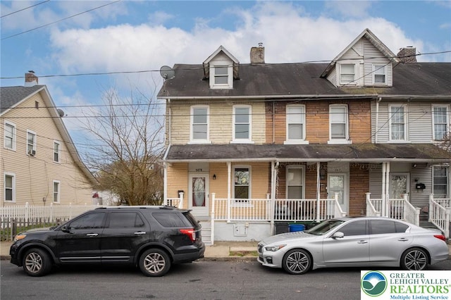 1478 E 5th St, Bethlehem City, PA 18015 - multi unit property with a porch and a chimney