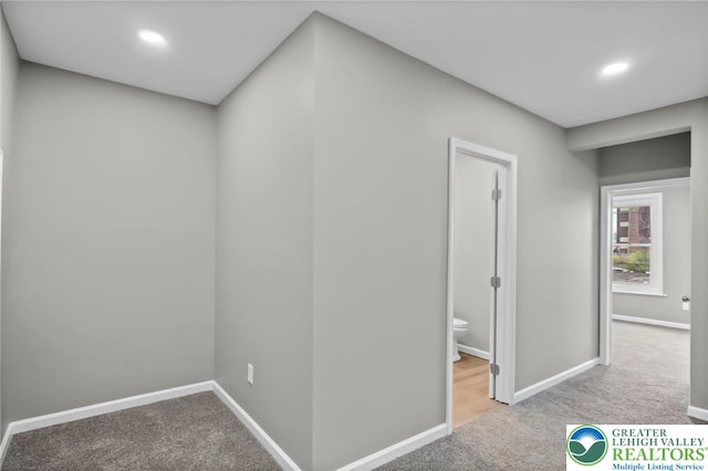 1478 E 5th St, Bethlehem City, PA 18015 - corridor featuring carpet flooring and recessed lighting
