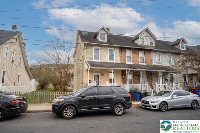 1478 E 5th St, Bethlehem City, PA 18015 - townhome / multi-family property with a porch
