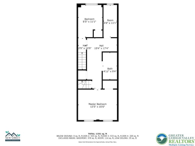1478 E 5th St, Bethlehem City, PA 18015 - view of room layout