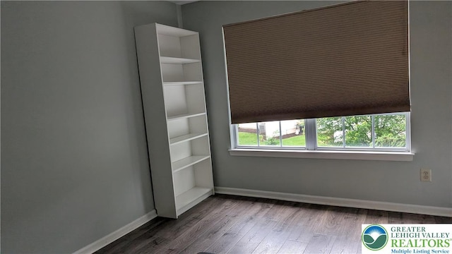 1926 Delancey St, Hellertown Borough, PA 18055 - empty room featuring wood finished floors and baseboards