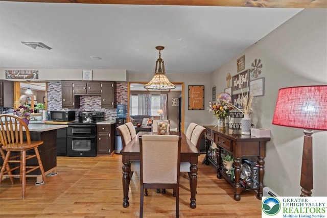 3315 Aspen Rd, Polk Twp, PA 18058 - dining room with light wood finished floors