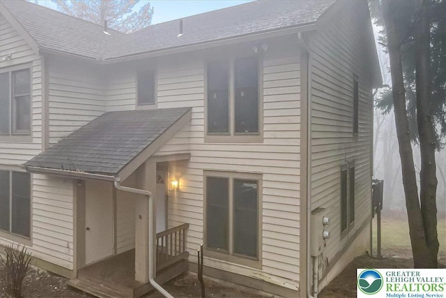 417 Hickory Dr, Jackson Twp, PA 18372 - back of house with roof with shingles