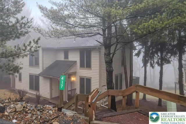 417 Hickory Dr, Jackson Twp, PA 18372 - view of front of house with roof with shingles