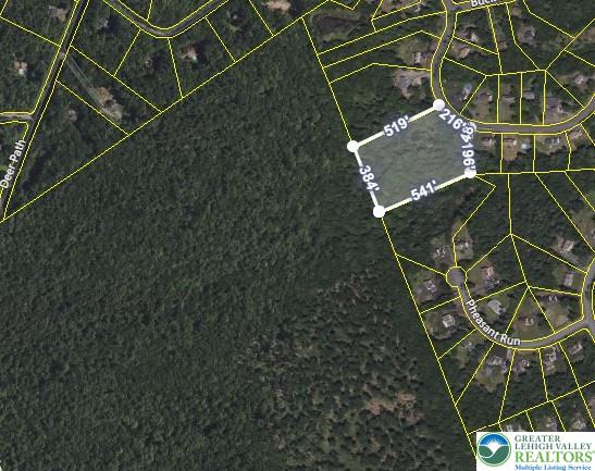 1052 Bear Swamp Rd, Price Twp, PA 18302 - aerial overview of property's location