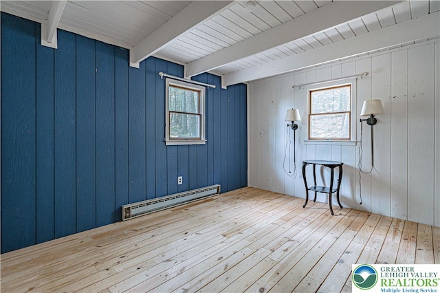 115 Lookout Ct, Middle Smithfield Twp, PA 18302 - wooden deck featuring a baseboard heating unit
