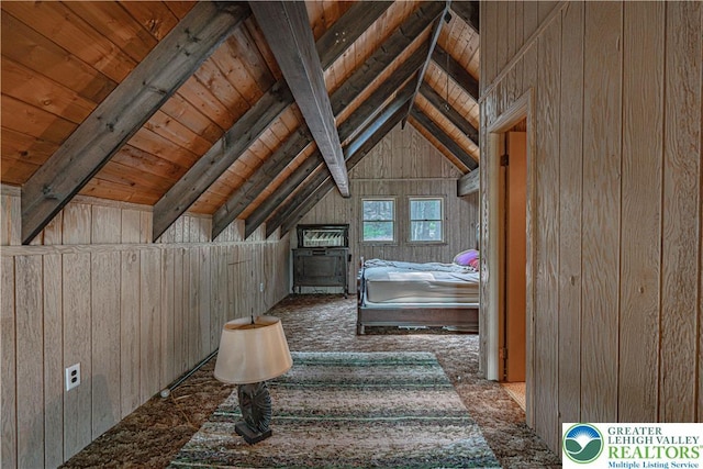 115 Lookout Ct, Middle Smithfield Twp, PA 18302 - unfurnished bedroom featuring wood walls